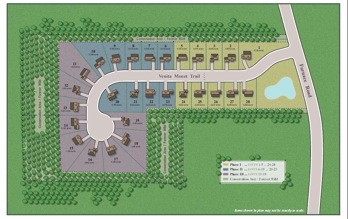Benbrook Estates Subdivision Site Plan All Phases