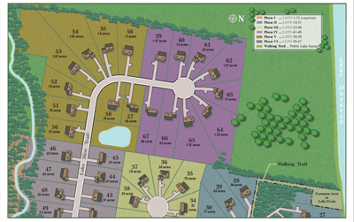 Lakefront Estates Subdivision Site Plan Custom Homes Ontario NY Dec 2016 Phases 5 6